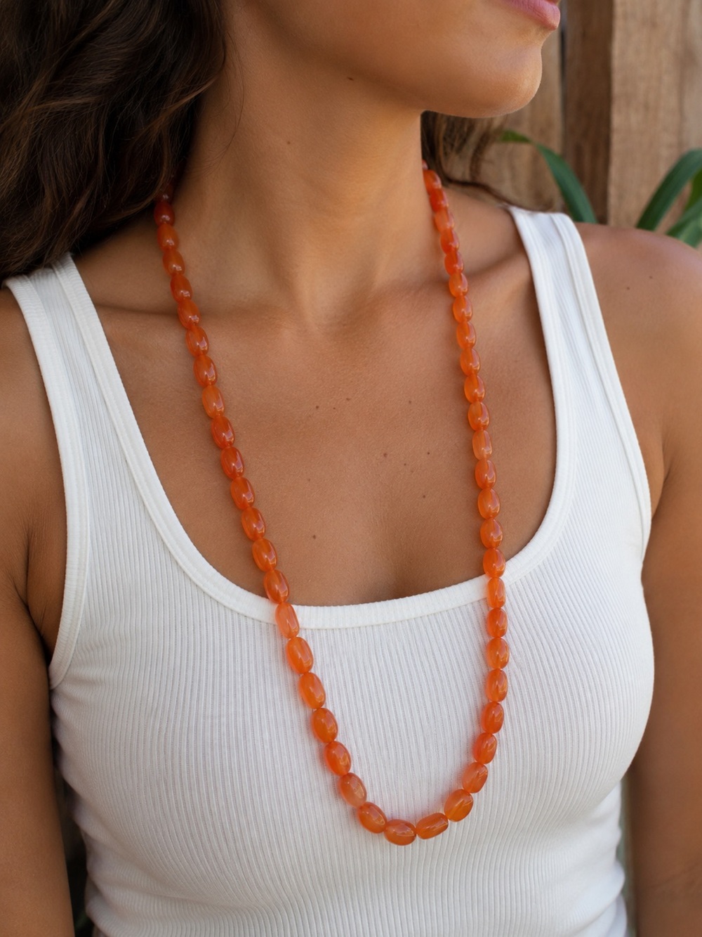 Carnelian necklace